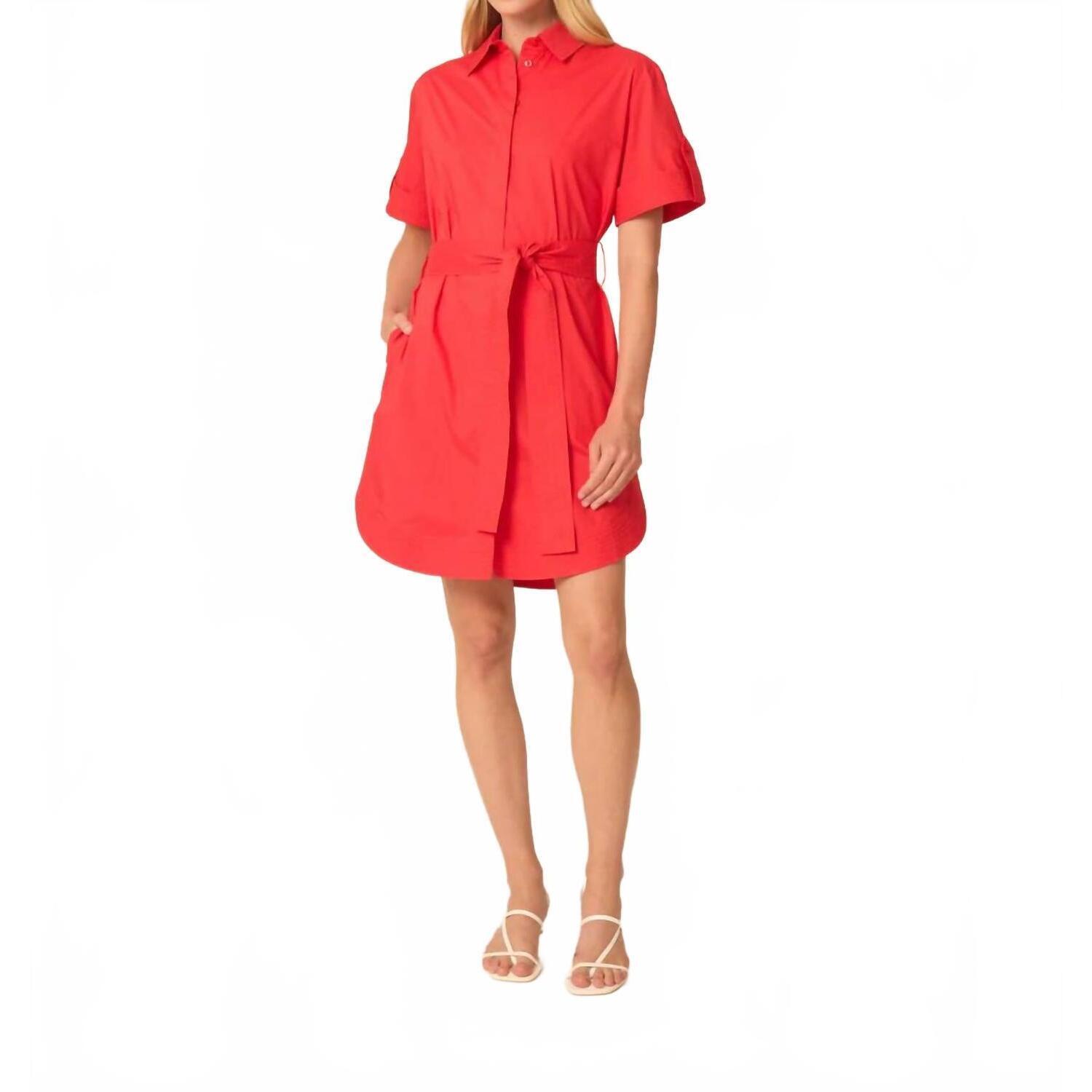 New Gilner Farrar Marlee Dress In Red